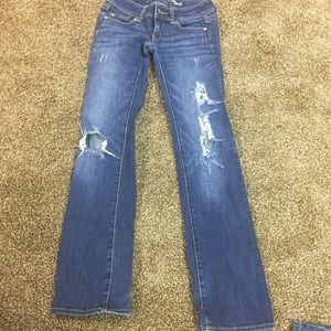 Ladies American Eagle jeans. Size 00.